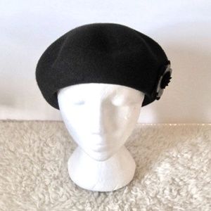 Galliano Sorbatti Wool Beret Hat